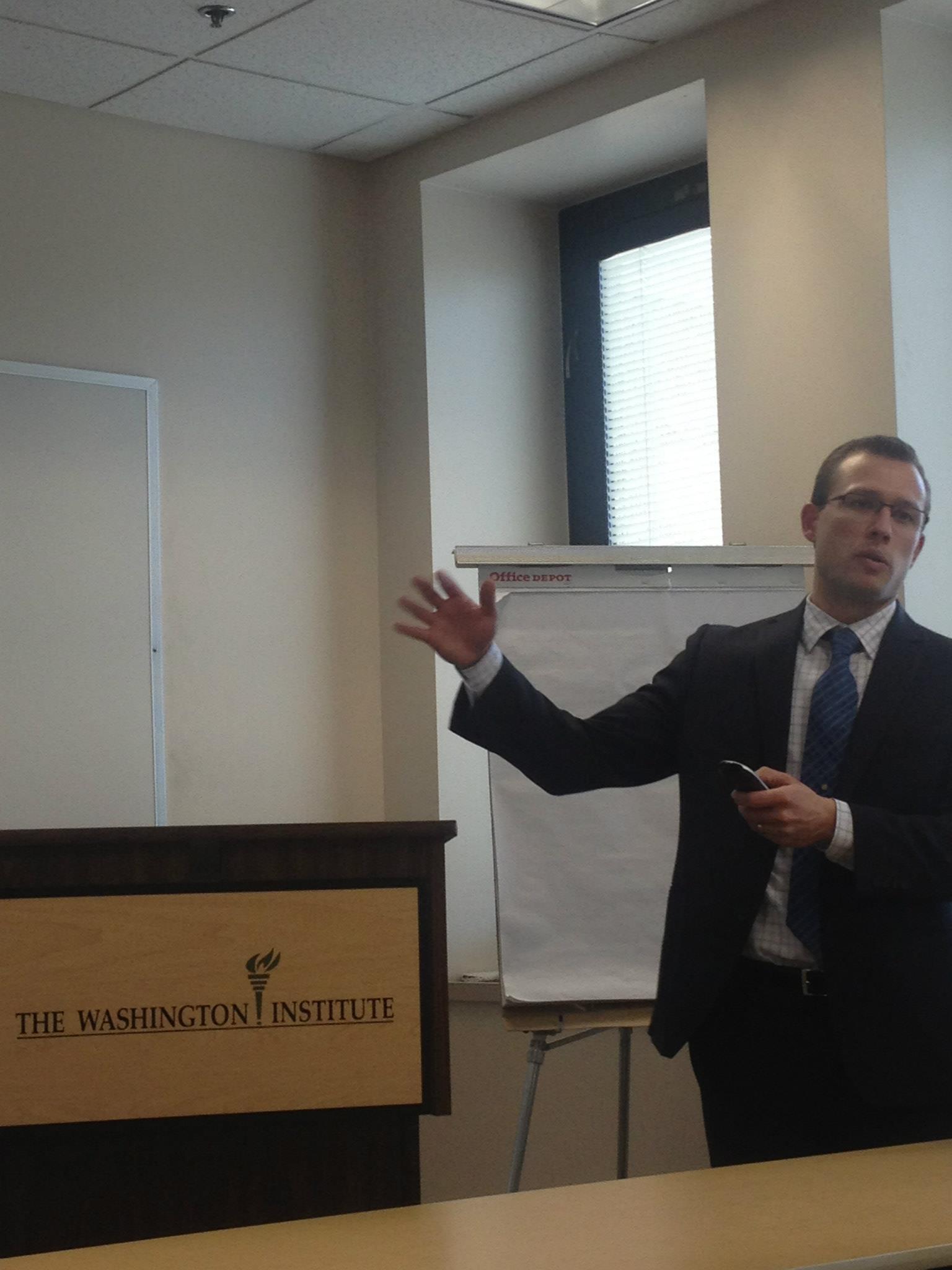 The Washington Institute Speaking on Immigration